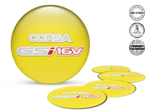 Opel Logo Étiquettes Bombées Autocollants Silicone Premium
